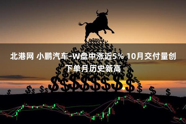 北港网 小鹏汽车-W盘中涨近5% 10月交付量创下单月历史新高